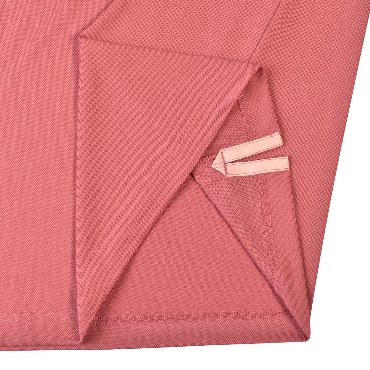 Men Classic Stretch Pique Knit Golf Shirt - Salmon