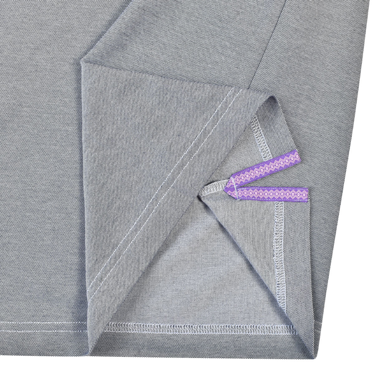 Men Premium Pique Short Sleeve Polo - Light Grey