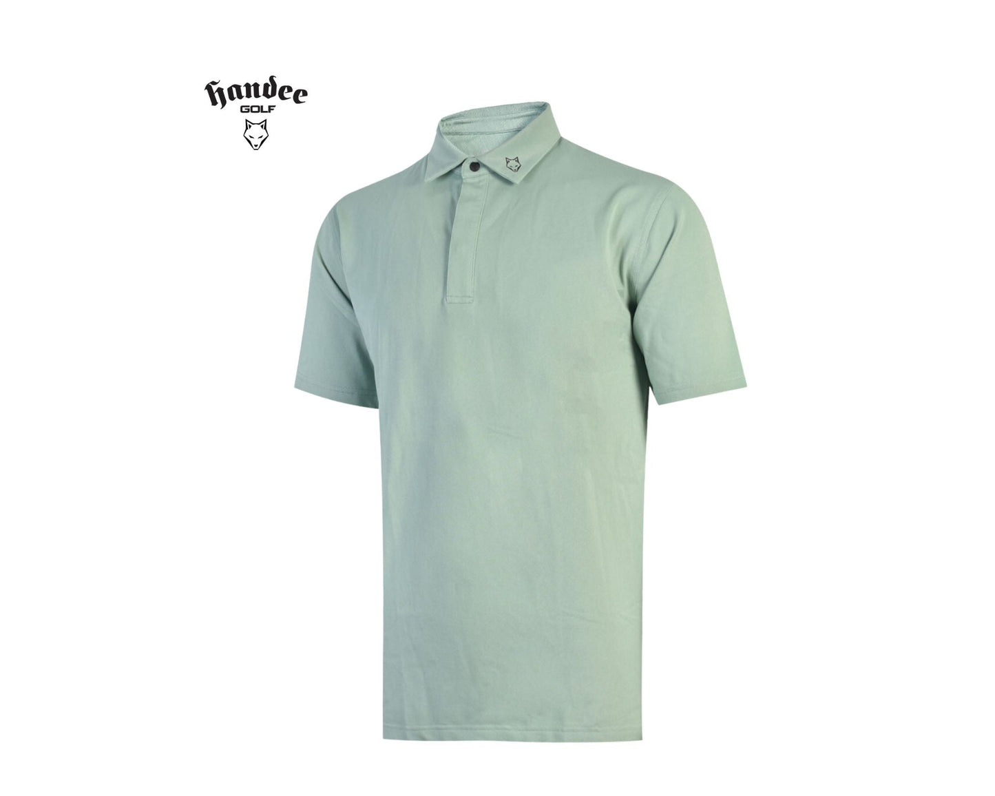 Men Premium Short Sleeve Polo - Light Green