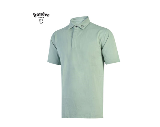 Men Premium Short Sleeve Polo - Light Green