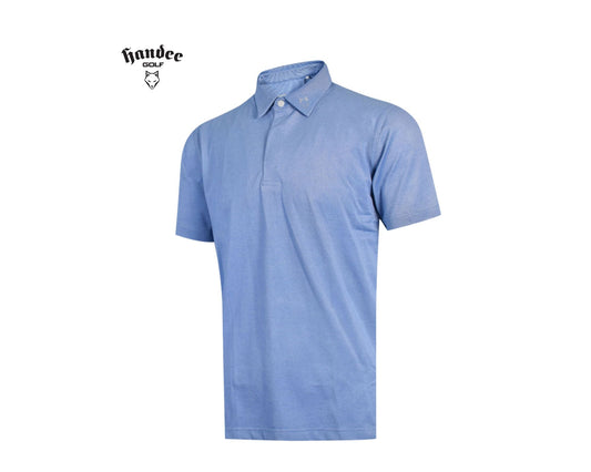 Men Premium Short Sleeve Polo - Blue