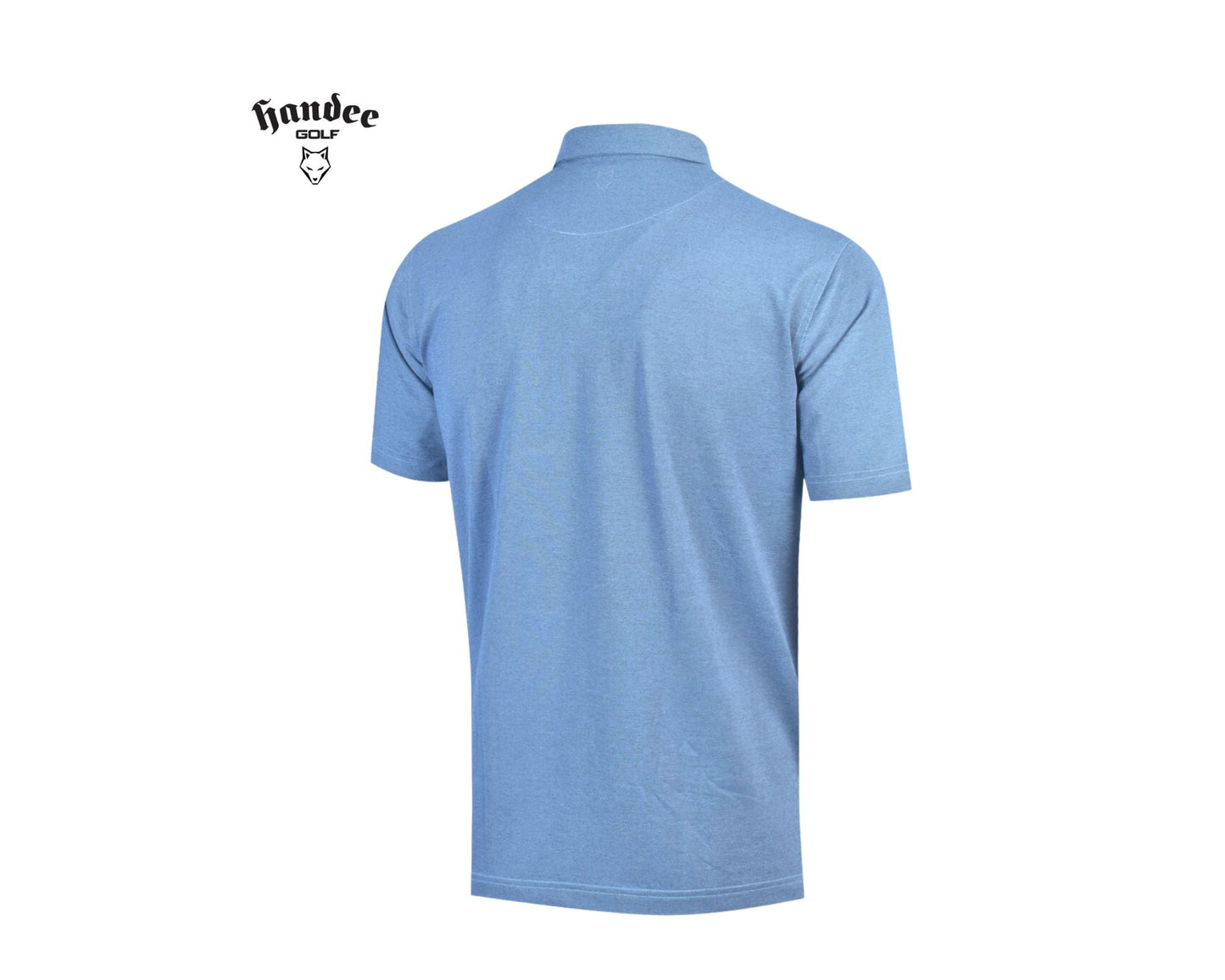 Men Premium Short Sleeve Polo - Blue