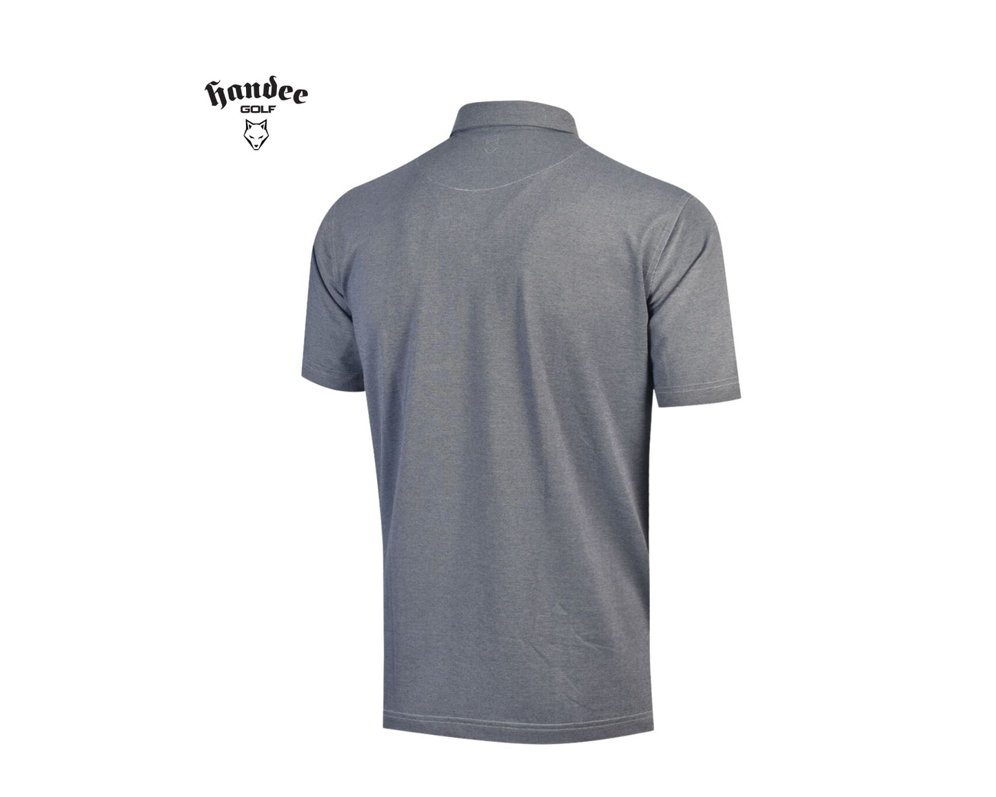 Men Premium Pique Short Sleeve Polo - Light Grey