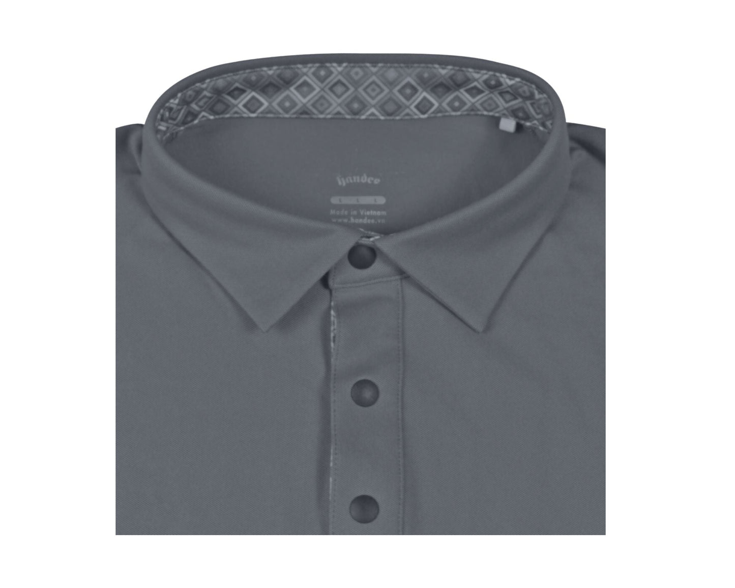 Men Classic Short Sleeve Polo - Grey