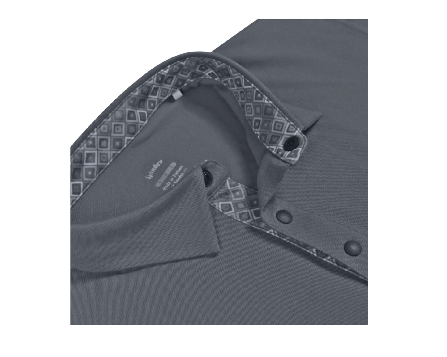 Men Classic Short Sleeve Polo - Grey